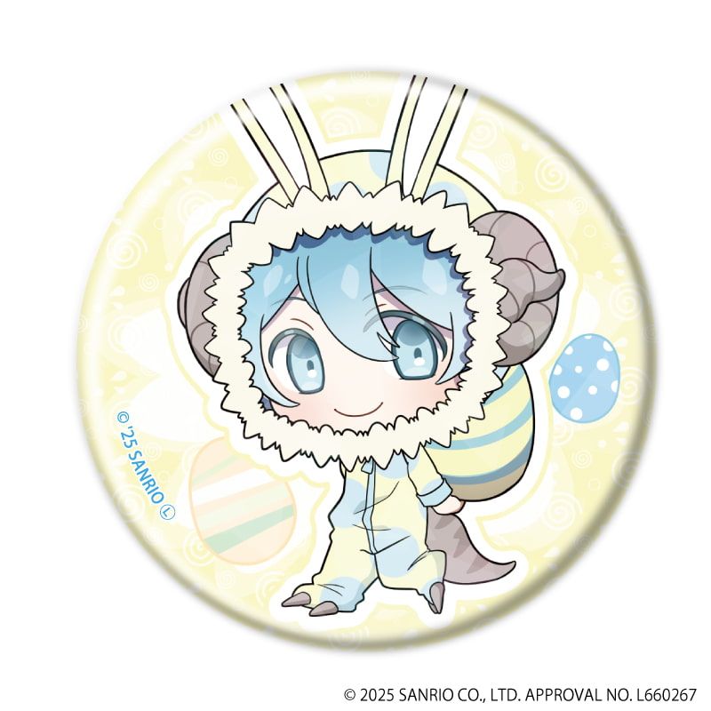 ホログラム缶バッジ(57mm)「まいまいまいごえん」03/コンプリートBOX(全10種)(ミニキャライラスト)