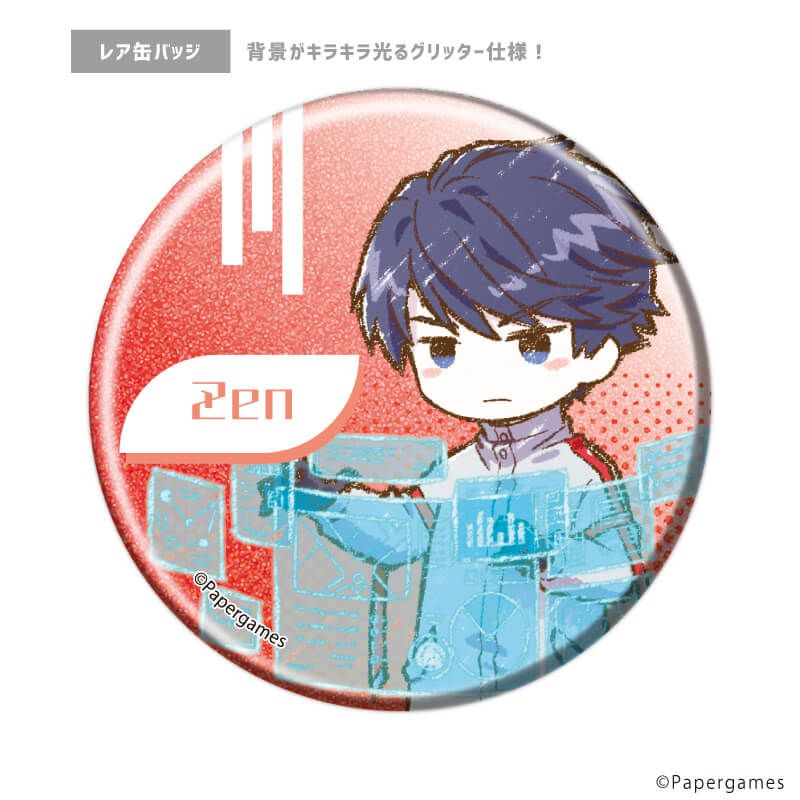 トレーディング缶バッジ(レア入り)「恋とプロデューサー～EVOL×LOVE～」18/1BOX8個入り(ノーマル全7種+レア1種)(グラフアートイラスト)