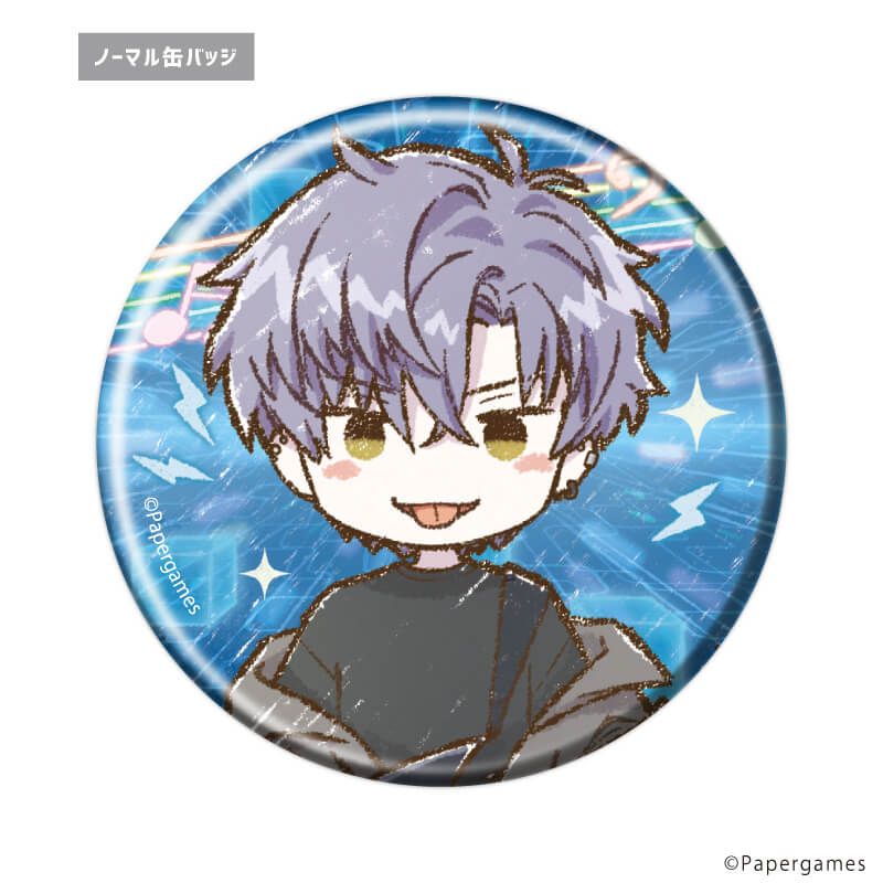 トレーディング缶バッジ(レア入り)「恋とプロデューサー～EVOL×LOVE～」18/ブラインド(14種)(ノーマル7種/レア7種)(グラフアートイラスト)