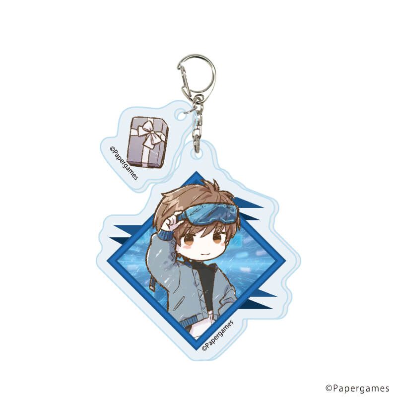 パーツ付きアクリルキーホルダー「恋とプロデューサー～EVOL×LOVE～」03/ブラインド(7種)(グラフアートイラスト)