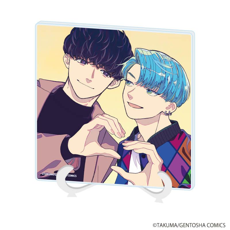 アクリルアートボード「琢磨先生」01/「社会人カップルのSummer Vacation」BLフェア(公式イラスト)