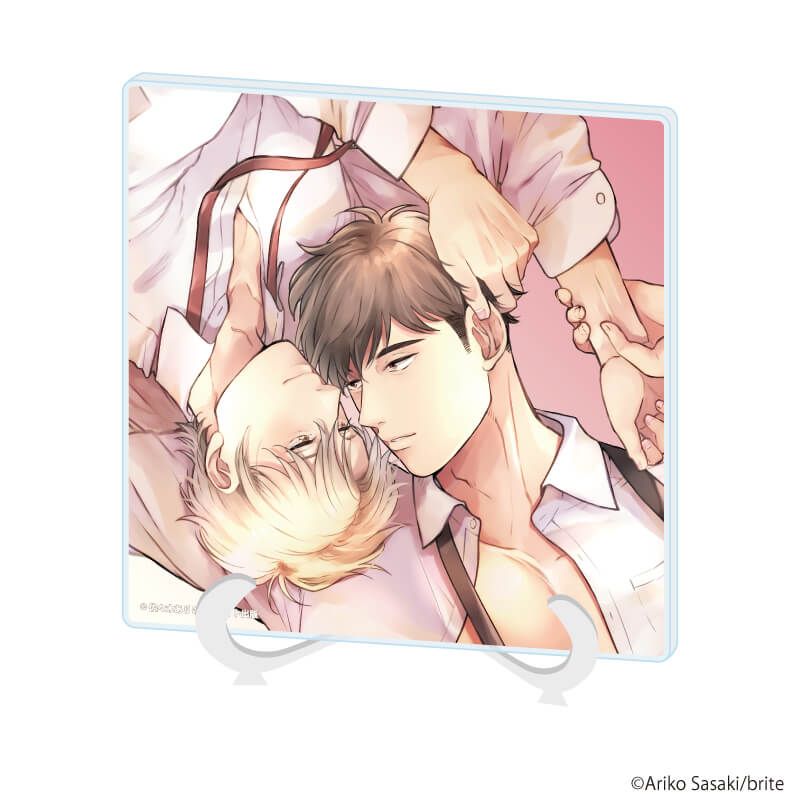 アクリルアートボード「佐々木ありこ先生」01/「社会人カップルのSummer Vacation」BLフェア(公式イラスト)