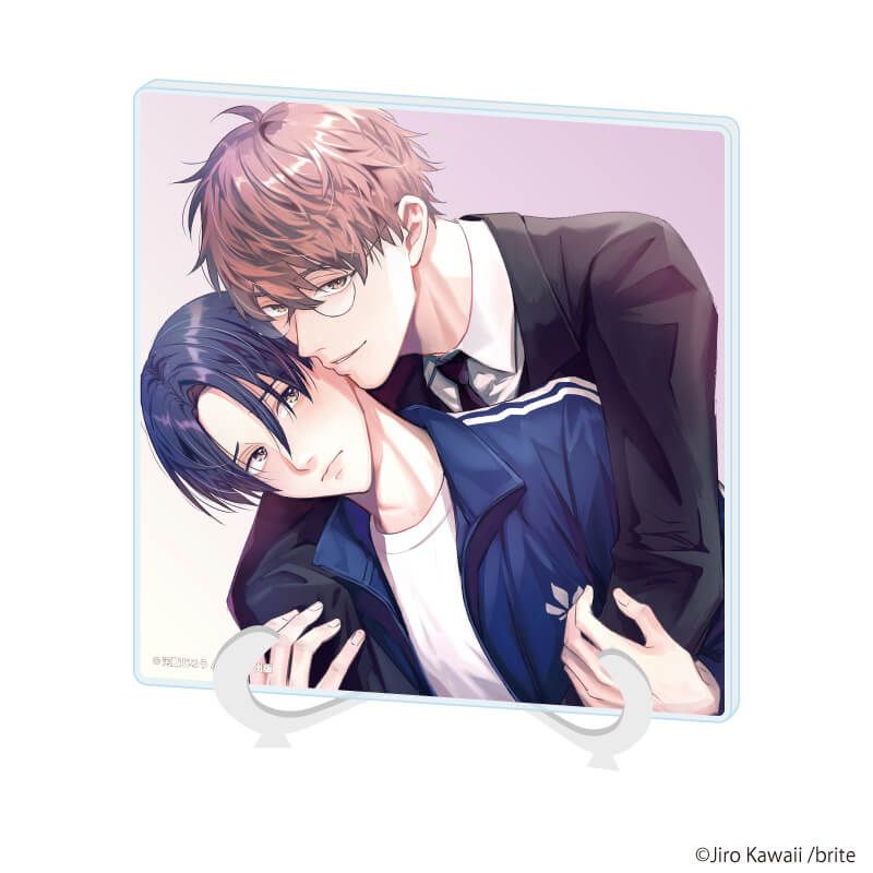 アクリルアートボード「河飯じろう先生」01/「社会人カップルのSummer Vacation」BLフェア(公式イラスト)