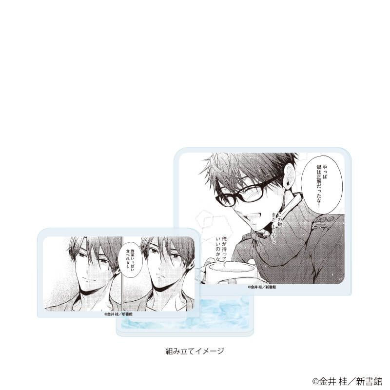 アクリルスタンドプレート「金井桂先生」01/「社会人カップルのSummer Vacation」BLフェア(公式イラスト)