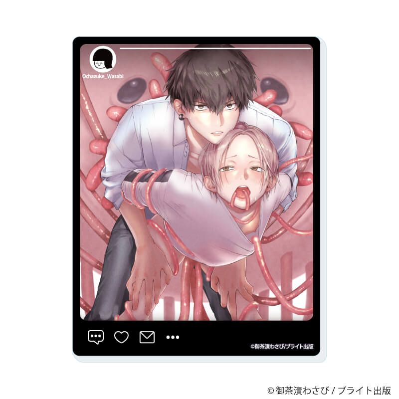 アクリルカード「御茶漬わさび 5th Anniversary」01/ブラインド(6種)(公式&描き下ろしイラスト)