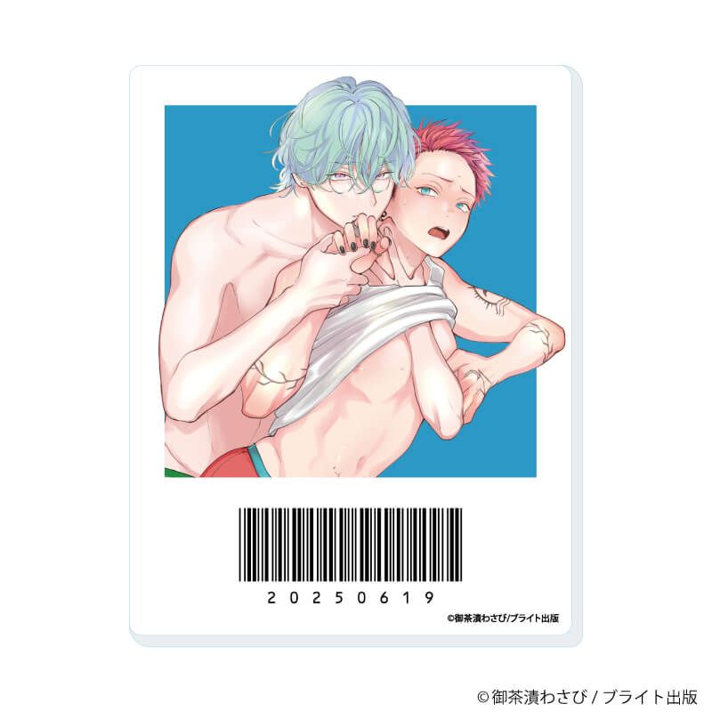 アクリルカード「御茶漬わさび 5th Anniversary」01/ブラインド(6種)(公式&描き下ろしイラスト)