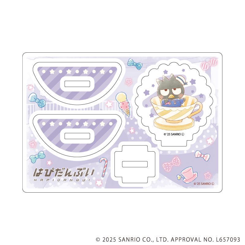 ゆらゆらアクリルスタンド「はぴだんぶい」22/バッドばつ丸(グラフアートイラスト)