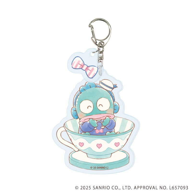 パーツ付きアクリルキーホルダー「はぴだんぶい」25/ハンギョドン(グラフアートイラスト)