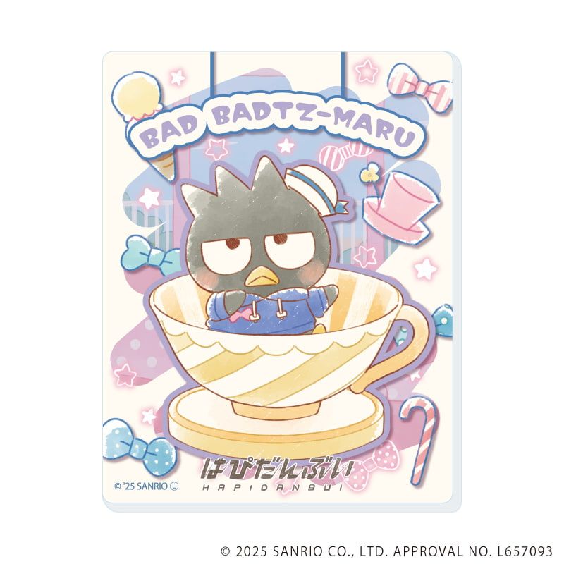 アクリルカード「はぴだんぶい」16/ブラインド(6種)(グラフアートイラスト)