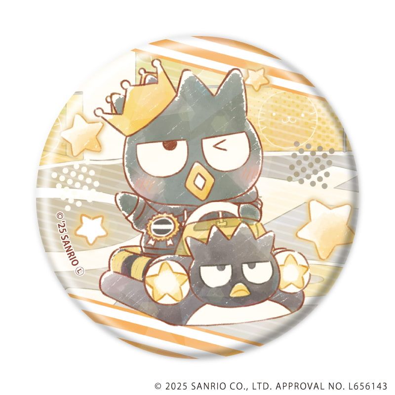 ホログラム缶バッジ(57mm)「はぴだんぶい」03/コンプリートBOX(全6種)(グラフアートイラスト)