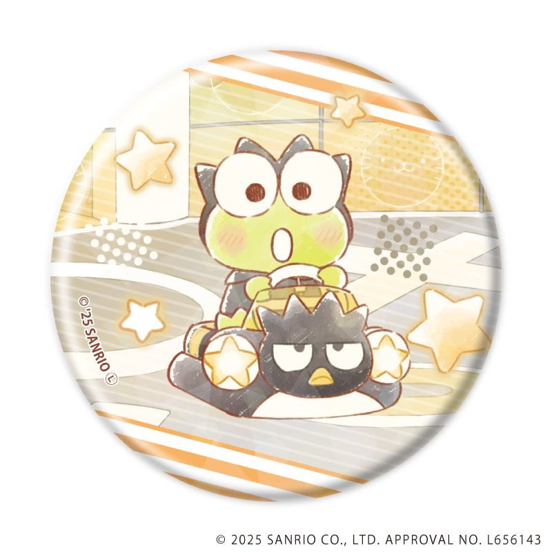 ホログラム缶バッジ(57mm)「はぴだんぶい」03/コンプリートBOX(全6種)(グラフアートイラスト)