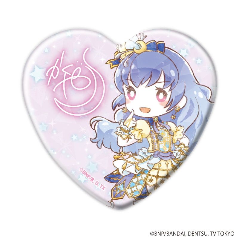 ホログラムハート缶バッジ「アイカツフレンズ！＆オンパレード