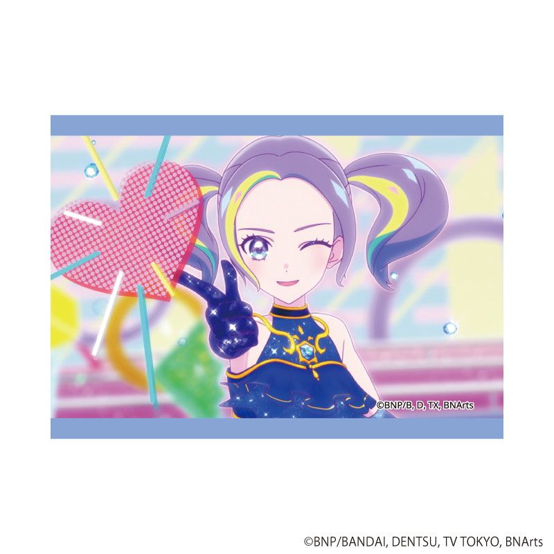 キャンバスボードミニ「アイカツプラネット！」01/トレーディング(8種)(場面写イラスト)