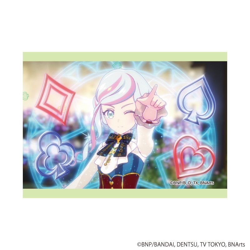 キャンバスボードミニ「アイカツプラネット！」01/トレーディング(8種)(場面写イラスト)