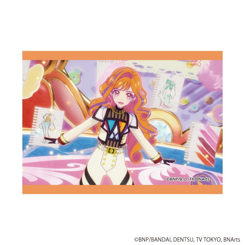 キャンバスボードミニ「アイカツプラネット！」01/トレーディング(8種)(場面写イラスト)