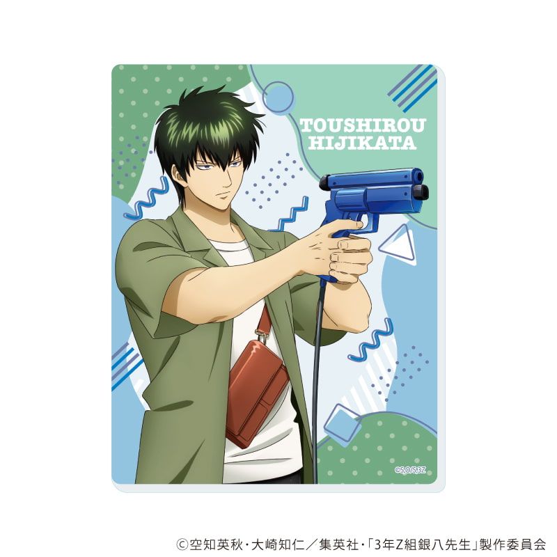 アクリルシート「3年Z組銀八先生」01/休日ver. トレーディング(6種)(描き下ろしイラスト)