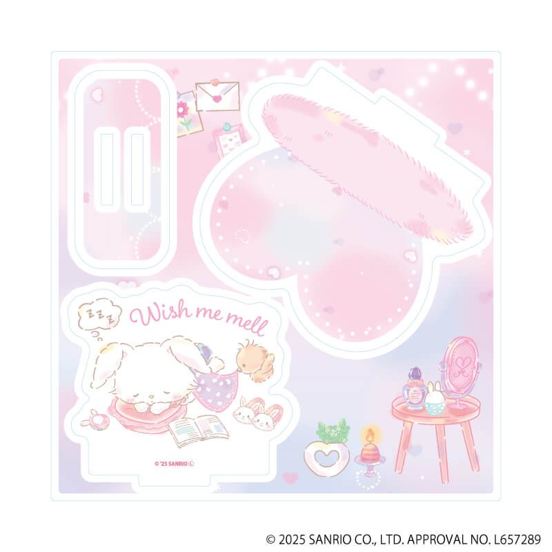 アクリルスタンドプレート「ウィッシュミーメル」02/ふんわりグラデーション(公式イラスト)