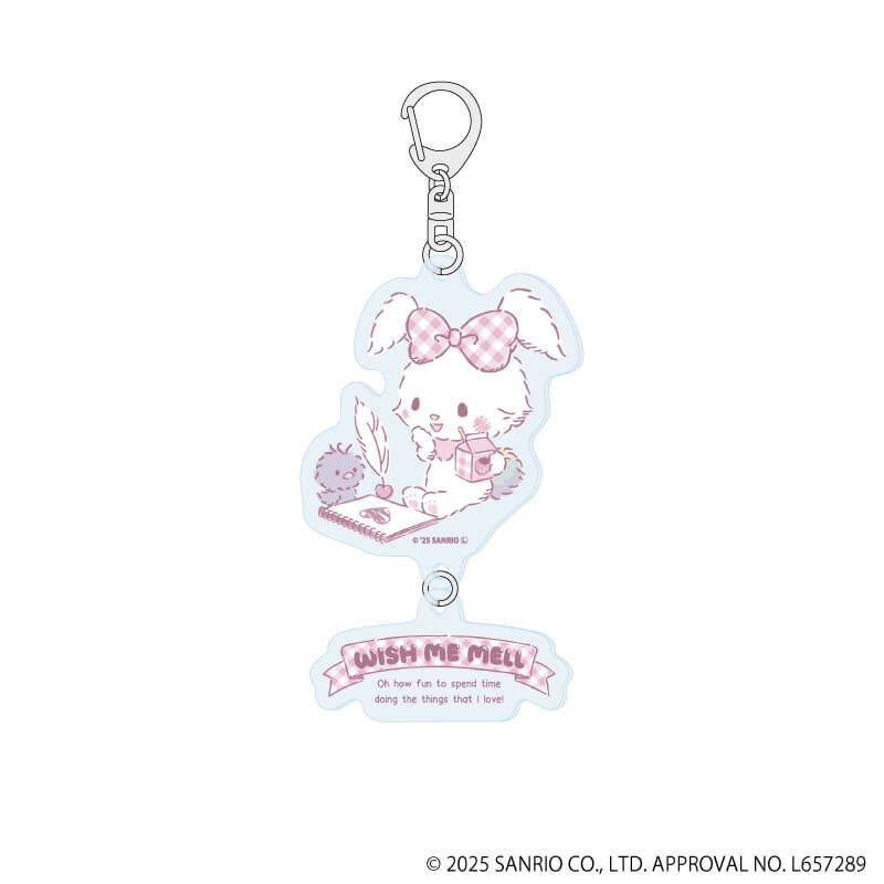 連結アクリルキーホルダー「ウィッシュミーメル」03/くすみギンガム(公式イラスト)