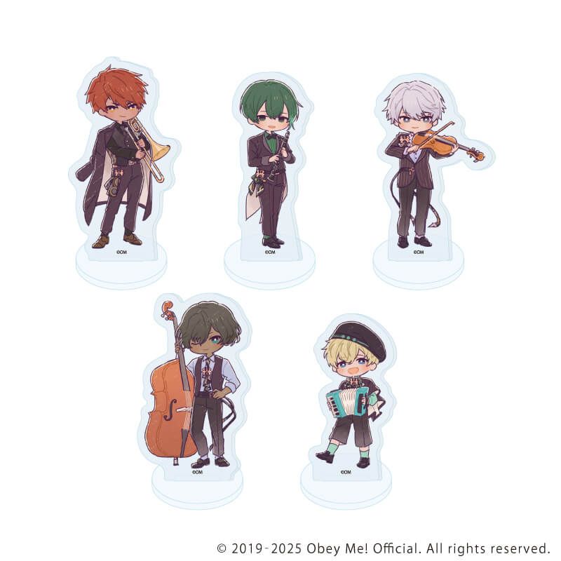 アクリルぷちスタンド「Obey Me! Nightbringer」17/バンドver. コンプリートBOX(全5種)(レトロアートイラスト)