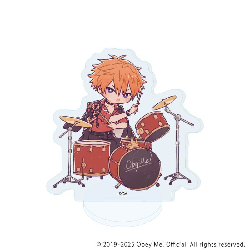 アクリルぷちスタンド「Obey Me! Nightbringer」16/バンドver. コンプリートBOX(全7種)(レトロアートイラスト)