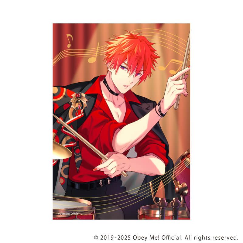 L版ブロマイド3枚セット「Obey Me! Nightbringer」01/バンドver. ブラインド(15種)(描き下ろしイラスト)