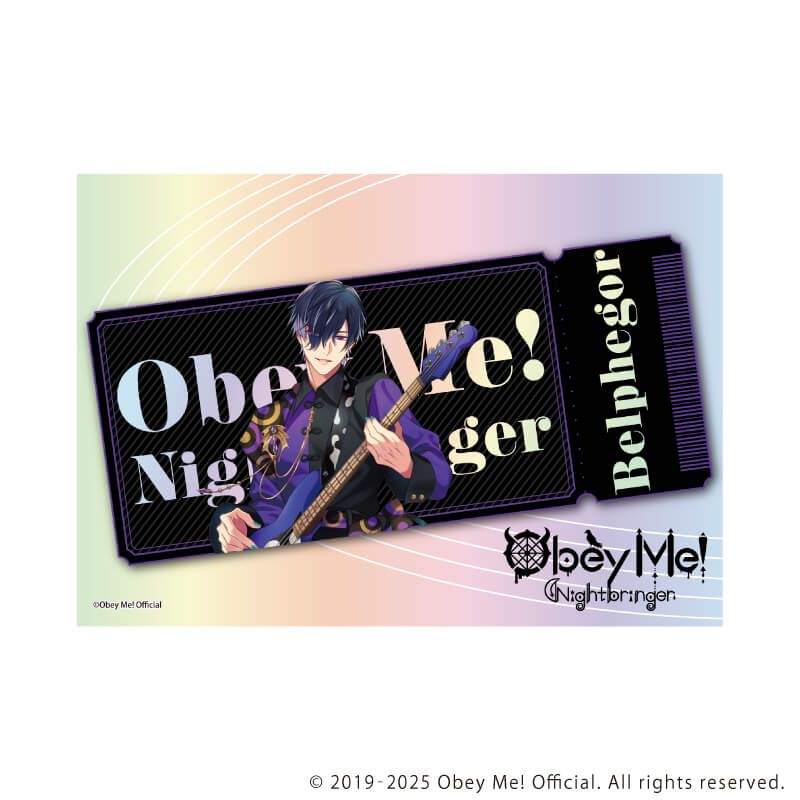 L版ブロマイド3枚セット「Obey Me! Nightbringer」01/バンドver. ブラインド(15種)(描き下ろしイラスト)