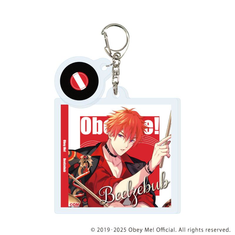 パーツ付きアクリルキーホルダー「Obey Me! Nightbringer」01/バンドver. ブラインド(7種)(描き下ろしイラスト)