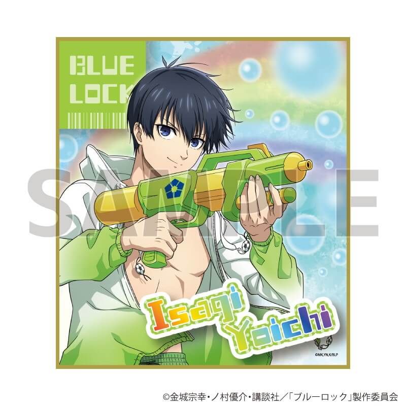 ミニ色紙「TVアニメ『ブルーロック』」02/水着ver. ブラインド(7種)(描き下ろしイラスト)