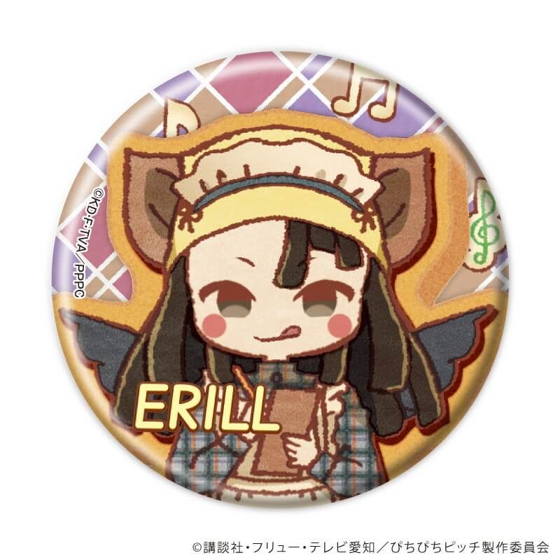 缶バッジ「マーメイドメロディーぴちぴちピッチ」03/レトロ喫茶ver. ブラインド(10種)(レトロアートイラスト)