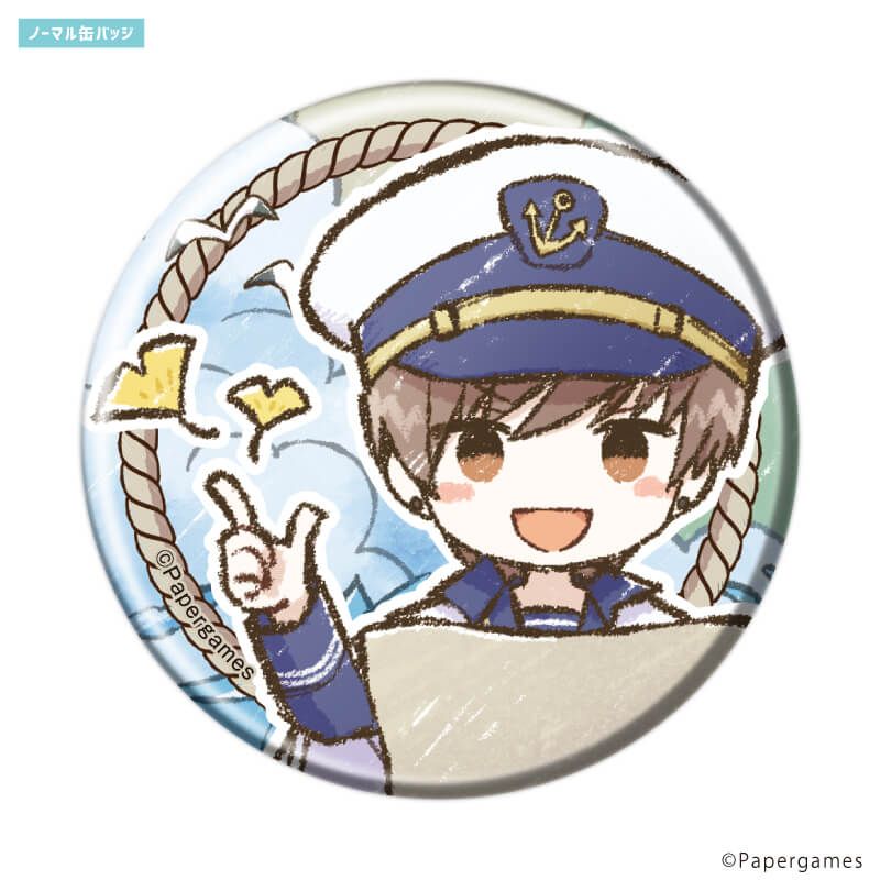 トレーディング缶バッジ(レア入り)「恋とプロデューサー〜EVOL×LOVE〜」20/1BOX8個入り(ノーマル全7種＋レア1種)(グラフアートイラスト)