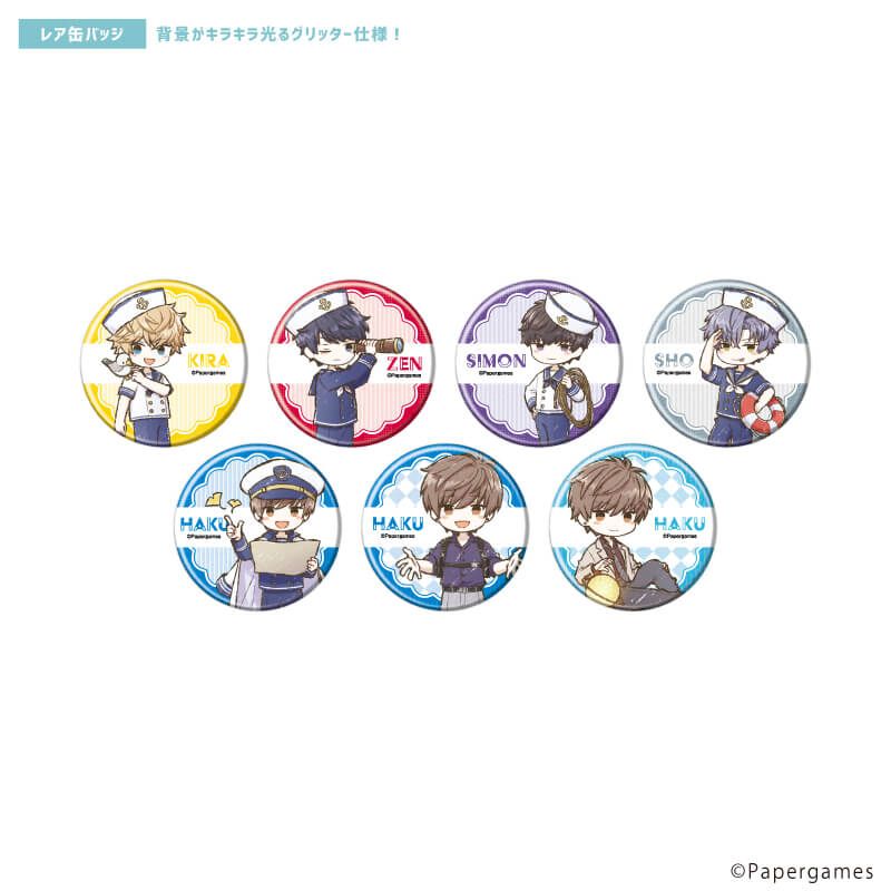 トレーディング缶バッジ(レア入り)「恋とプロデューサー〜EVOL×LOVE〜」20/ブラインド(14種)(ノーマル7種/レア7種)(グラフアートイラスト)