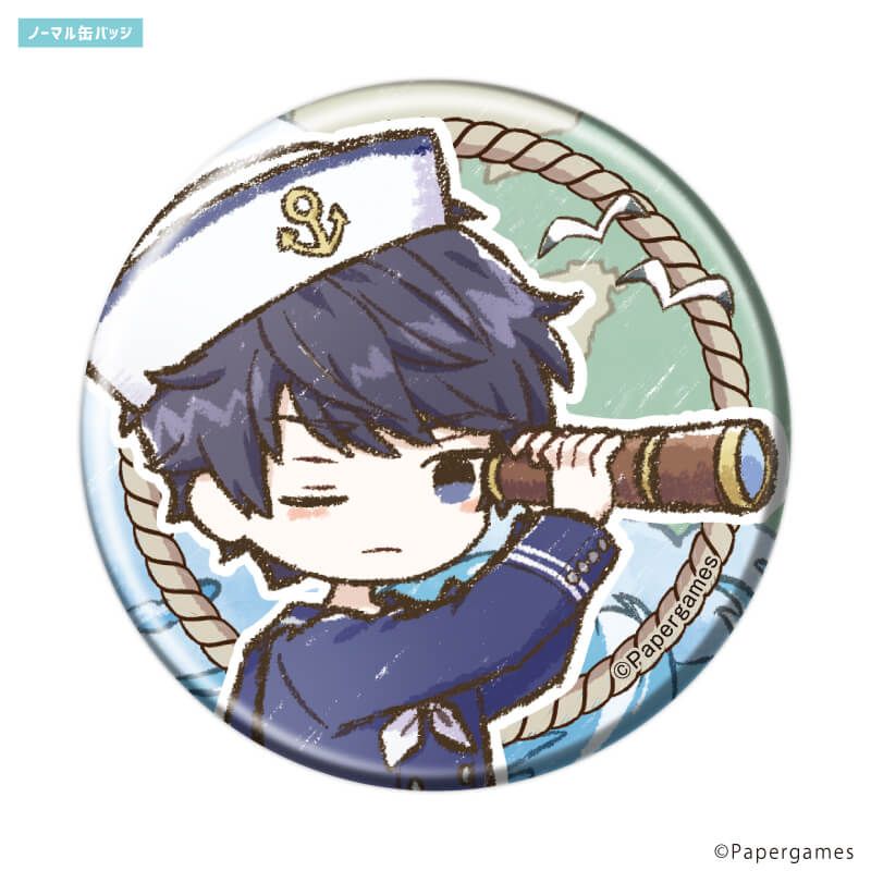 トレーディング缶バッジ(レア入り)「恋とプロデューサー〜EVOL×LOVE〜」20/ブラインド(14種)(ノーマル7種/レア7種)(グラフアートイラスト)