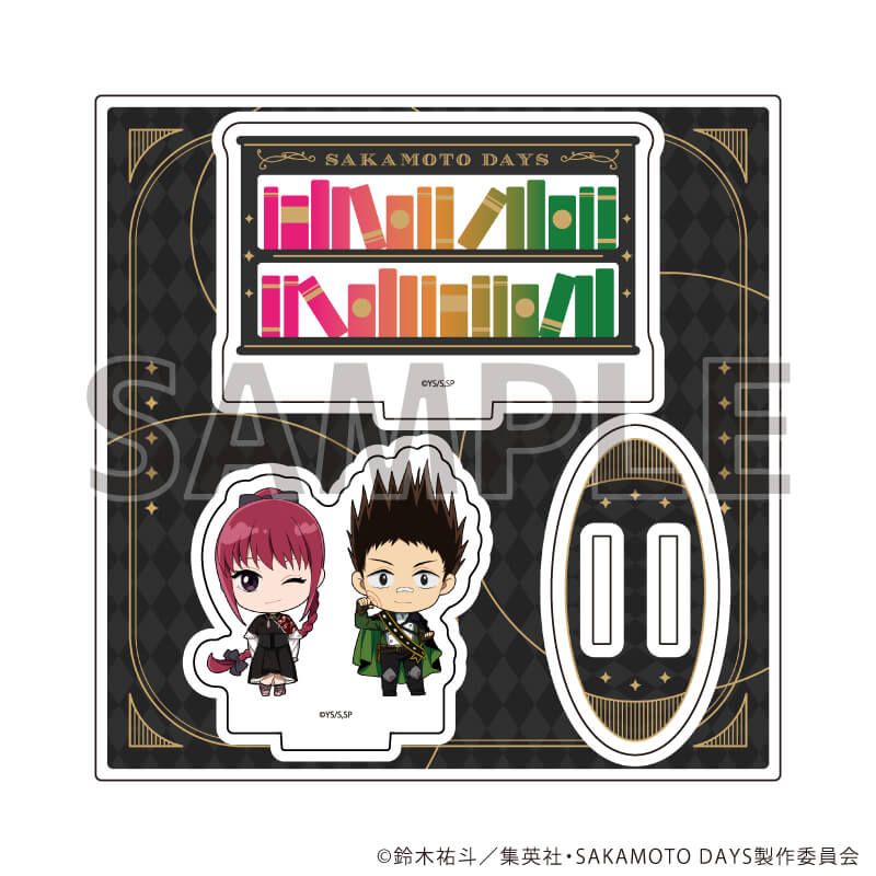 アクリルスタンドプレート「SAKAMOTO DAYS」02/陸少糖&眞霜平助 ゴシック風ver.(ミニキャライラスト)