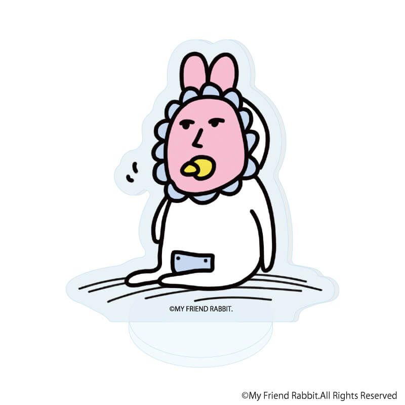 アクリルぷちスタンド「優しいうさぎさん」01/コンプリートBOX(全5種)(公式イラスト)