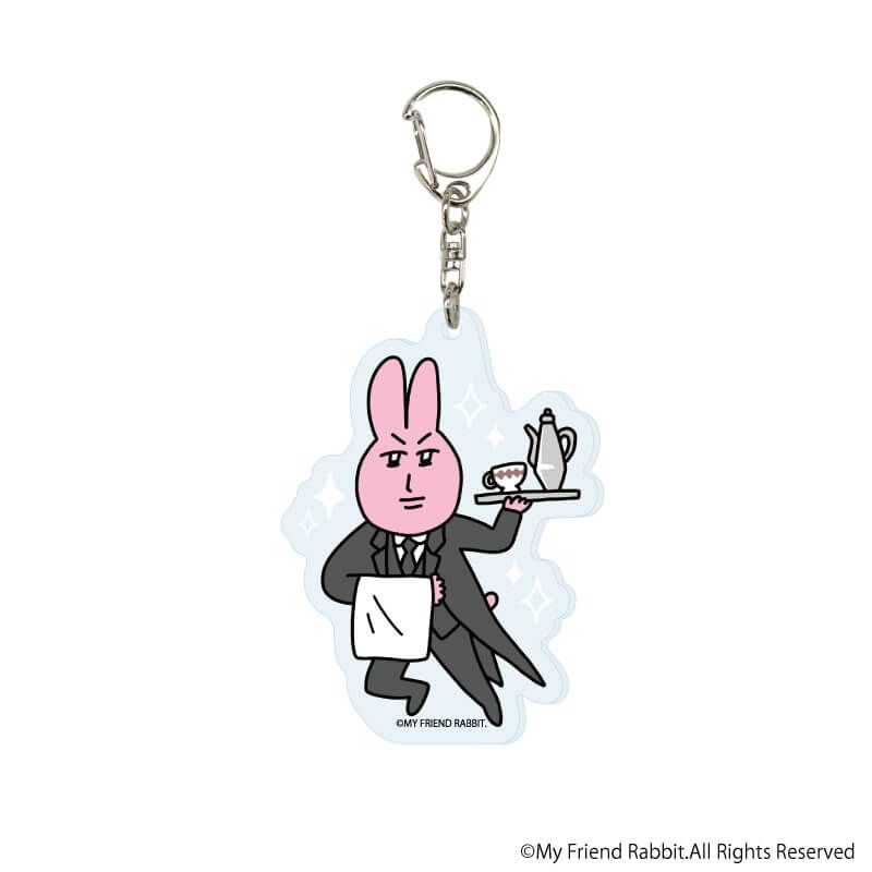 アクリルキーホルダー「優しいうさぎさん」01/コンプリートBOX(全10種)(公式イラスト)