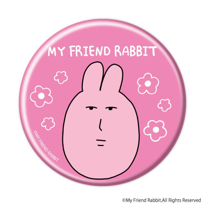缶バッジ「優しいうさぎさん」01/ブラインド(10種)(公式イラスト)
