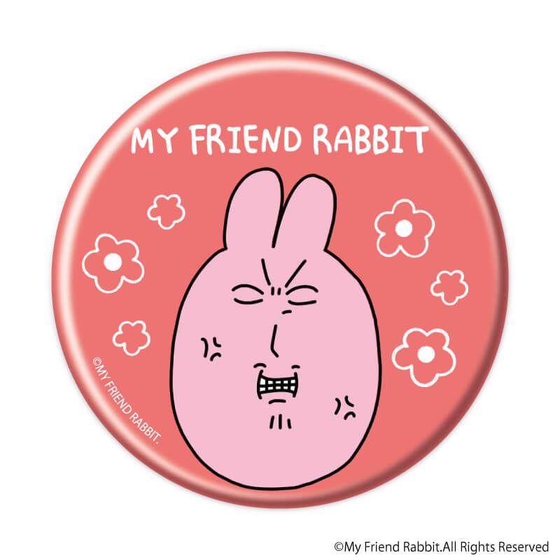 缶バッジ「優しいうさぎさん」01/ブラインド(10種)(公式イラスト)