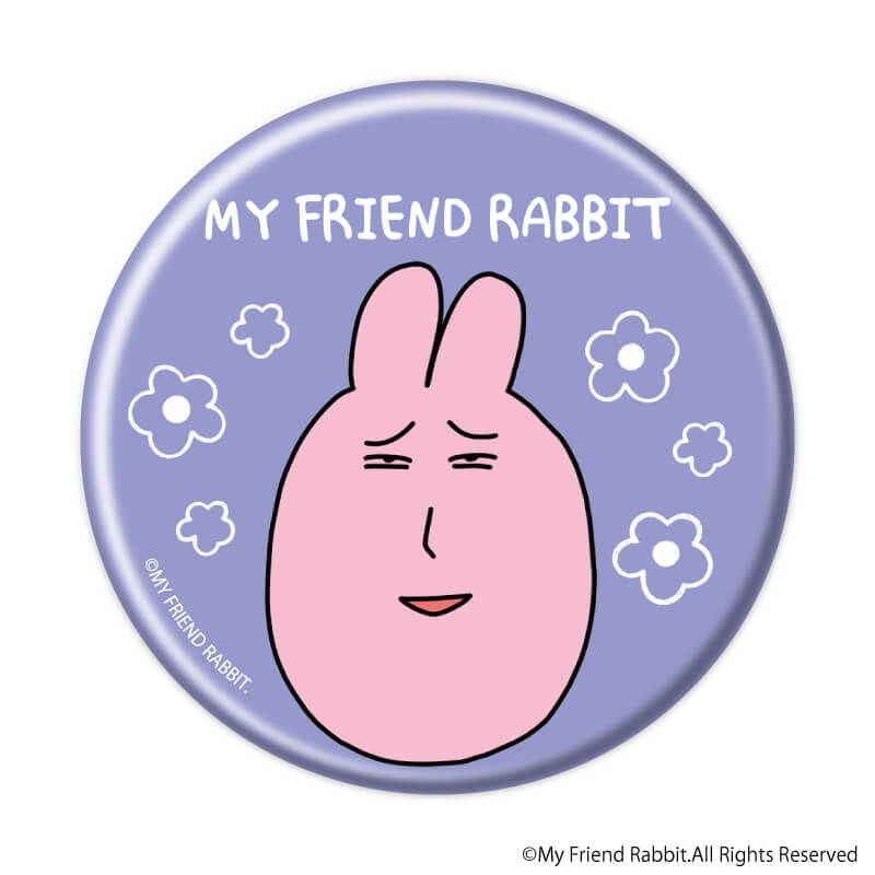 缶バッジ「優しいうさぎさん」01/ブラインド(10種)(公式イラスト)
