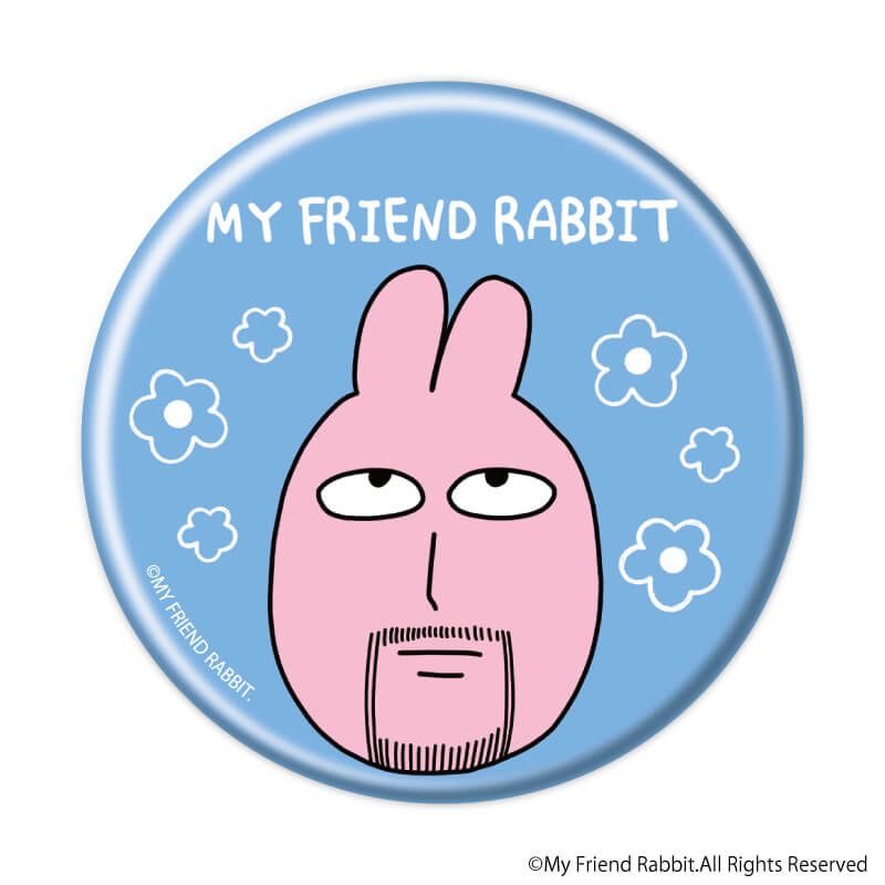 缶バッジ「優しいうさぎさん」01/ブラインド(10種)(公式イラスト)