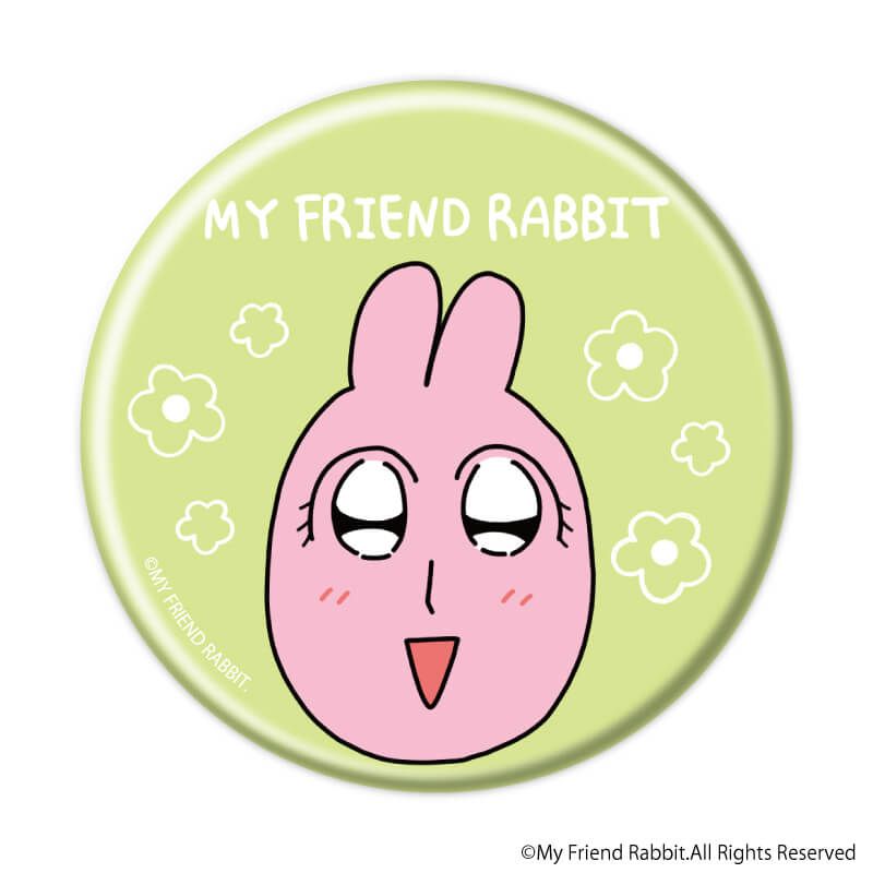 缶バッジ「優しいうさぎさん」01/ブラインド(10種)(公式イラスト)