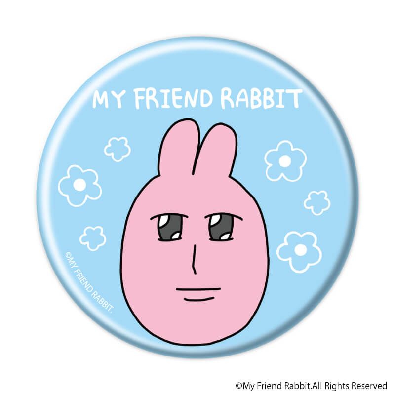 缶バッジ「優しいうさぎさん」01/ブラインド(10種)(公式イラスト)