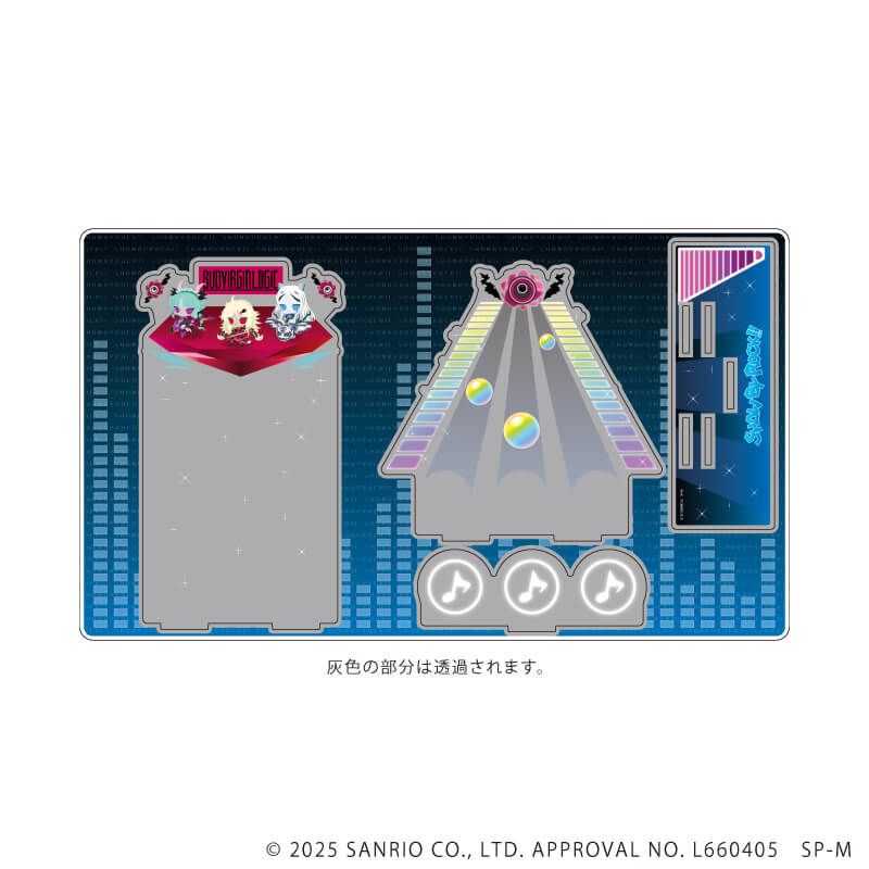 プレミアム アクリルジオラマプレート「SHOW BY ROCK!!」32/BUD VIRGIN LOGIC(公式イラスト)
