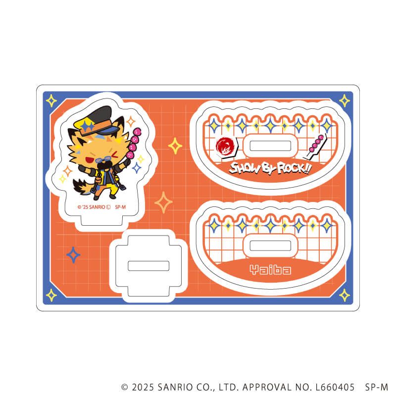 ゆらゆらアクリルスタンド「SHOW BY ROCK!!」05/カラフルポップver. 　ヤイバ(描き下ろしイラスト)
