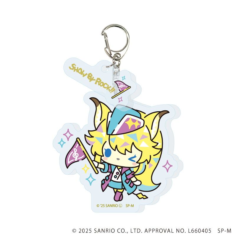 パーツ付きアクリルキーホルダー「SHOW BY ROCK!!」06/カラフルポップver. コンプリートBOX(全12種)(描き下ろしイラスト)