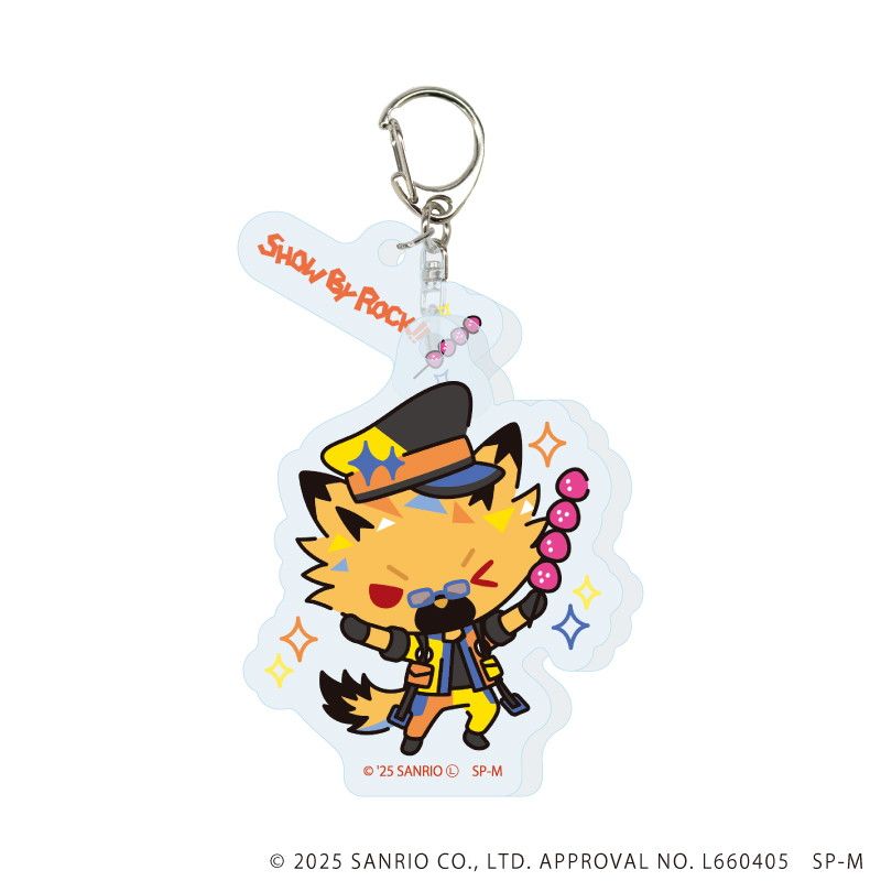 パーツ付きアクリルキーホルダー「SHOW BY ROCK!!」06/カラフルポップver. ブラインド(12種)(描き下ろしイラスト)