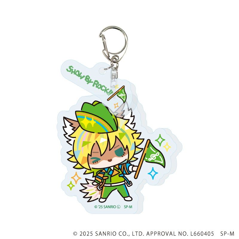 パーツ付きアクリルキーホルダー「SHOW BY ROCK!!」06/カラフルポップver. ブラインド(12種)(描き下ろしイラスト)