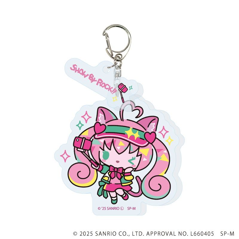 パーツ付きアクリルキーホルダー「SHOW BY ROCK!!」06/カラフルポップver. ブラインド(12種)(描き下ろしイラスト)