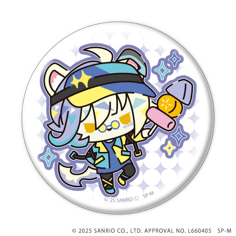 缶バッジ「SHOW BY ROCK!!」49/カラフルポップver. ブラインド(12種)(描き下ろしイラスト)