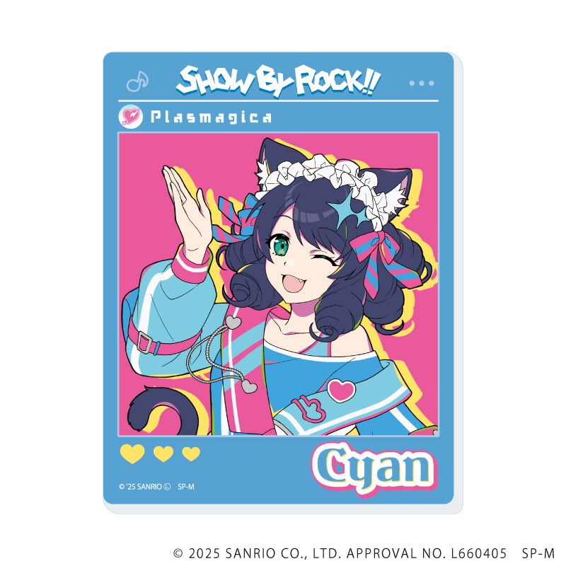 アクリルカード「SHOW BY ROCK!!」41/カラフルポップver. ブラインド(12種)(描き下ろしイラスト)