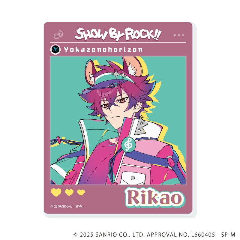 アクリルカード「SHOW BY ROCK!!」41/カラフルポップver. ブラインド(12種)(描き下ろしイラスト)